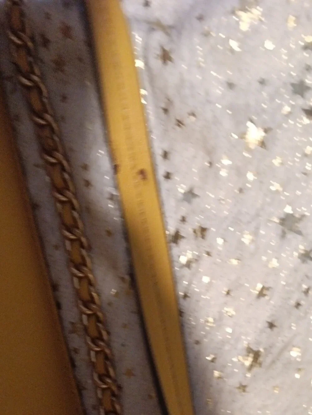 Tory Burch Yellow Saffiano Chain Shoulder Bag with Gold Hardware